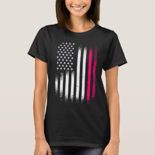 Camiseta Bandeira do País Crescente Patriota Americano da I