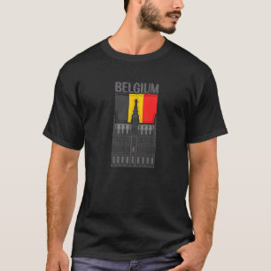 Camiseta Bandeira do país da Bélgica