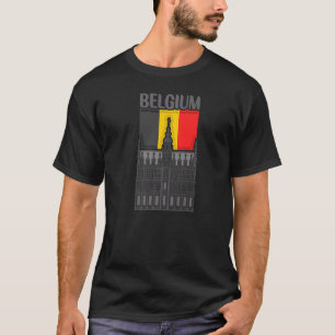 Camiseta Bandeira do país da Bélgica