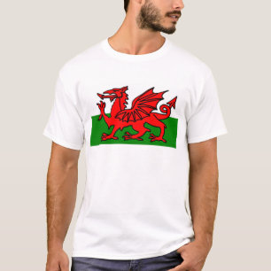 Camiseta Bandeira do País de Gales
