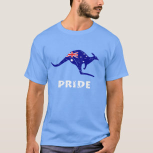 Camiseta Bandeira do País do Orgulho do Canguru, Austráli