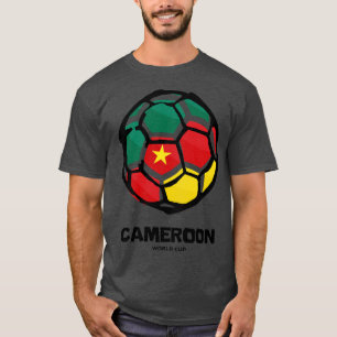 Camiseta Bandeira do país dos Camarões
