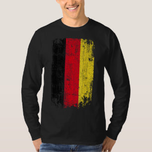 Camiseta Bandeira do País Souvenir Grunge Bandeira Alemanha