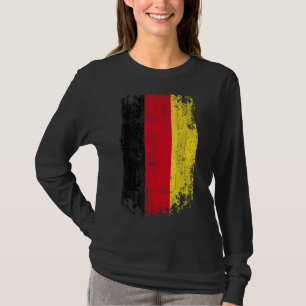 Camiseta Bandeira do País Souvenir Grunge Bandeira Alemanha