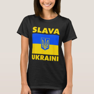 Camiseta Bandeira do País Ucrânia Orgulho Slava Ukraini