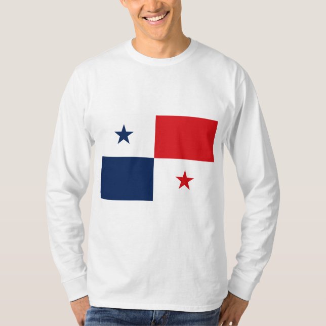 Camiseta Bandeira do Panamá (Frente)