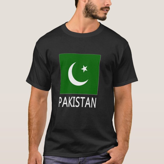 Camiseta Bandeira do Paquistão (Frente)