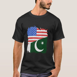 Camiseta Bandeira do Paquistão América EUA Orgulho Paquista