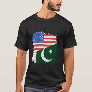 Camiseta Bandeira do Paquistão América EUA Orgulho Paquista