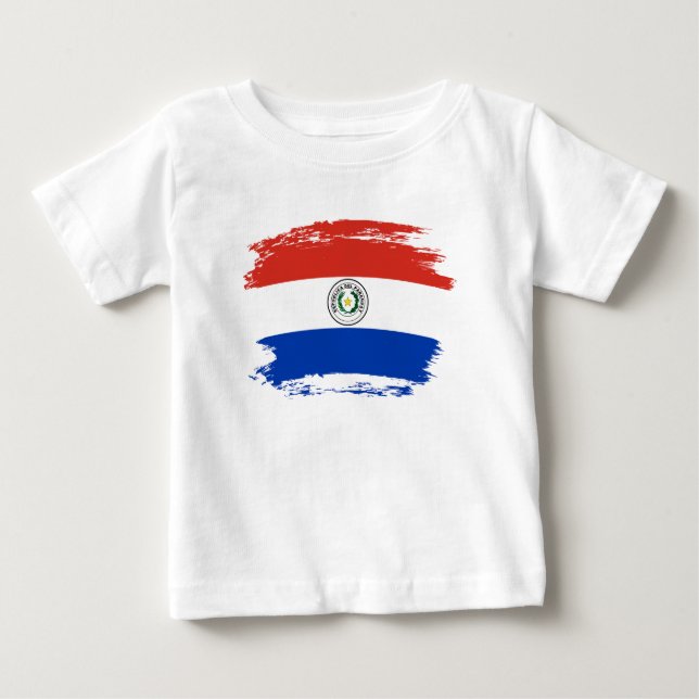Camiseta bandeira do Paraguai (Frente)