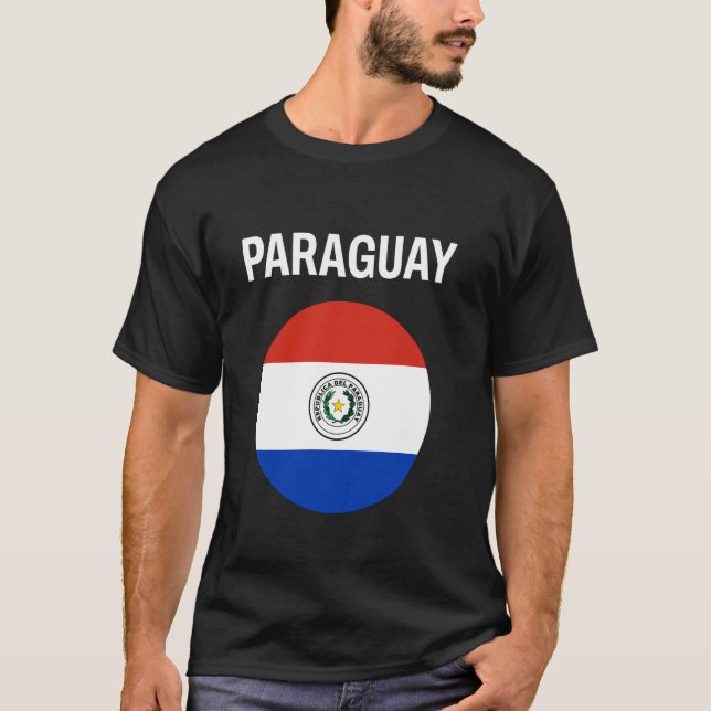 Camiseta Bandeira do Paraguai Moderna (Frente)