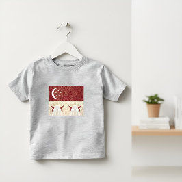 Camiseta Bandeira do Patrimônio Art Déco | Singapura | Desi