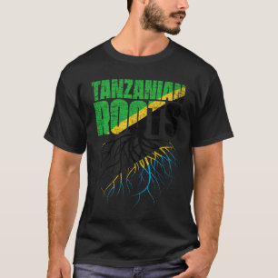 Camiseta Bandeira do Patrimônio da Tanzânia Roots Tanzânia