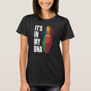 Camiseta Bandeira do Patrimônio do ADN Misturado Da Bielorr