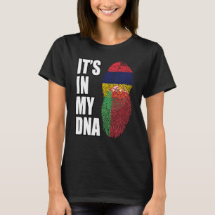 Camiseta Bandeira do Patrimônio do ADN Misturado Da Bielorr