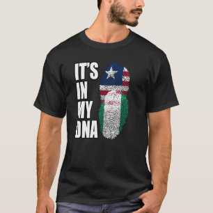 Camiseta Bandeira do Patrimônio do DNA Mistério da Libéria 