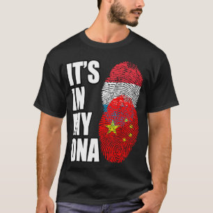 Camiseta Bandeira do Patrimônio do DNA Misturado entre O Lu