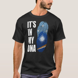 Camiseta Bandeira Do Patrimônio Do DNA Misturado Marshalles