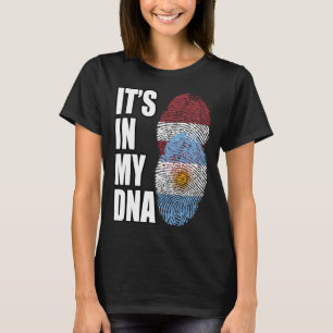 Camiseta Bandeira do Patrimônio do DNA Mix Argentino e Letã