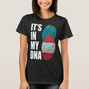 Camiseta Bandeira Do Patrimônio Do DNA Mix Da Áustria E Do