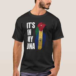 Camiseta Bandeira Do Patrimônio Do DNA Mix Da Jordânia E Do