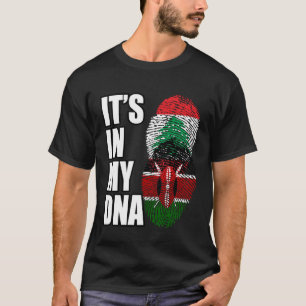 Camiseta Bandeira do Patrimônio do DNA Mix do Líbano e do Q