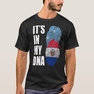 Camiseta Bandeira do Patrimônio do DNA Mix do Paraguai e da