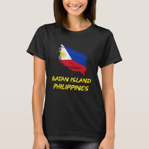 Camiseta Bandeira do Patrimônio Filipino da Ilha de Batan F