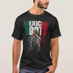 Camiseta Bandeira do Patrimônio Mexicano Raízes Mexicanas