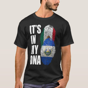 Camiseta Bandeira Do Patrimônio Mix Mexicano E Salvadoriano