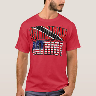 Camiseta Bandeira do Patrimônio Patriótico Americano Trinid
