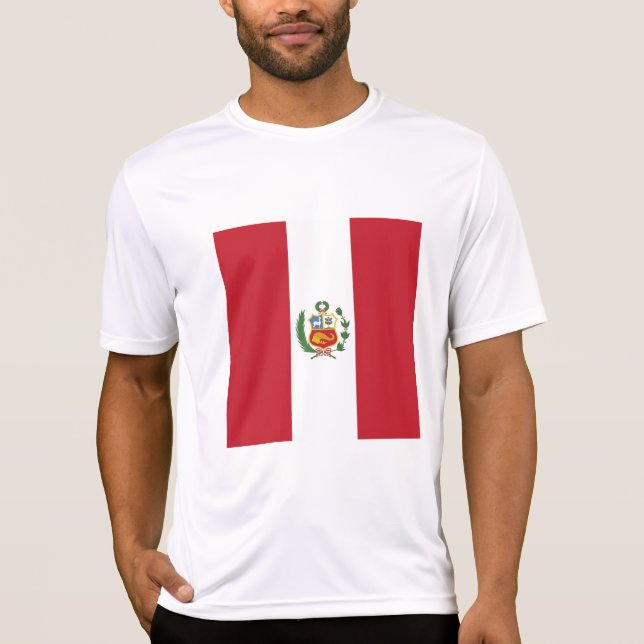 Camiseta Bandeira do Peru (Frente)