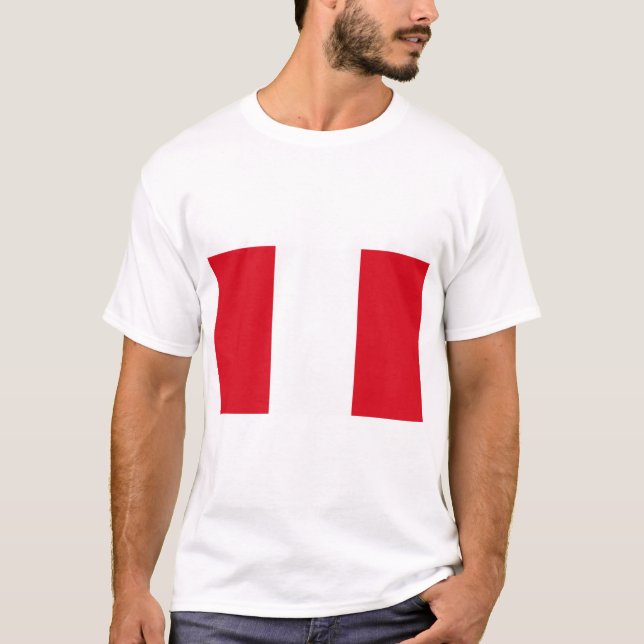 Camiseta Bandeira do Peru (Frente)