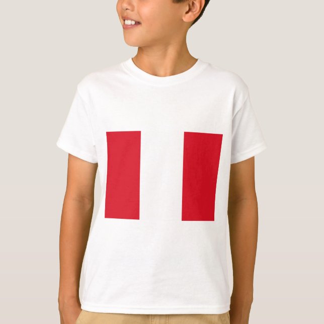 Camiseta Bandeira do Peru (Frente)