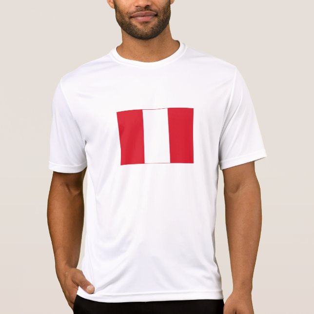 Camiseta Bandeira do Peru (Frente)