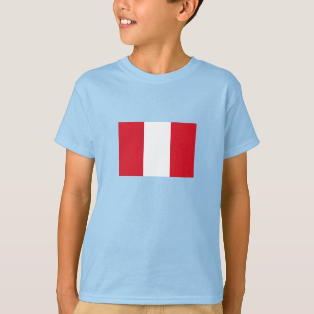 Camiseta Bandeira do Peru (Frente)