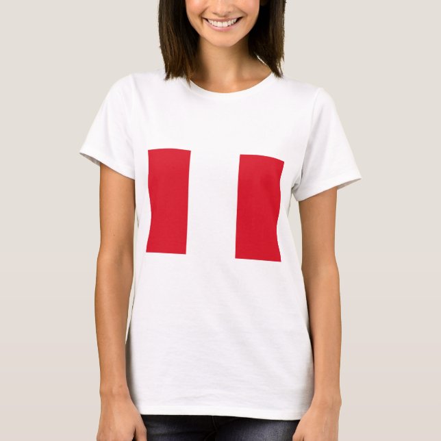 Camiseta Bandeira do Peru (Frente)