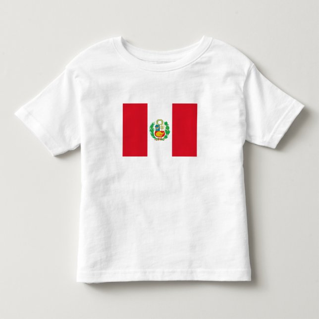 Camiseta Bandeira do Peru (Frente)