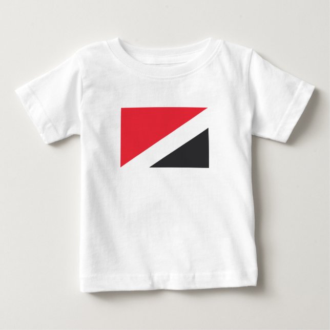 Camiseta Bandeira do Principado de Sealand (Frente)