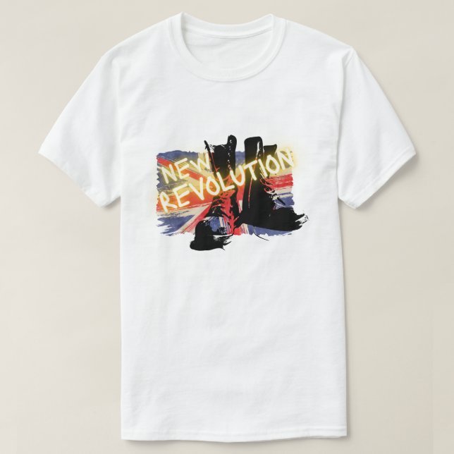 Camiseta Bandeira do Punk Britânico (Frente do Design)