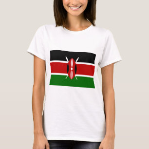 Camiseta Bandeira do Quénia