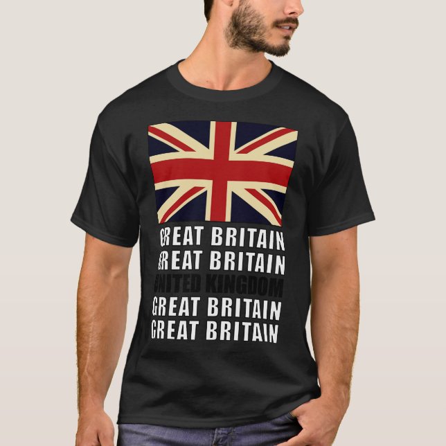 Camiseta Bandeira do Reino Unido (Frente)