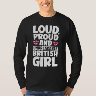 Camiseta Bandeira do Reino Unido Britânicos Orgulhosos Home