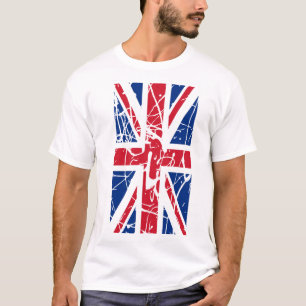 Camiseta Bandeira do Reino Unido excelente
