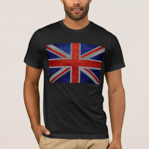 Camiseta Bandeira do Reino Unido Vintage