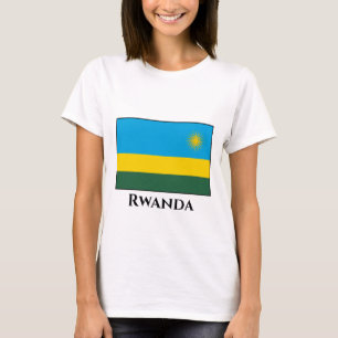 Camiseta Bandeira do Ruanda