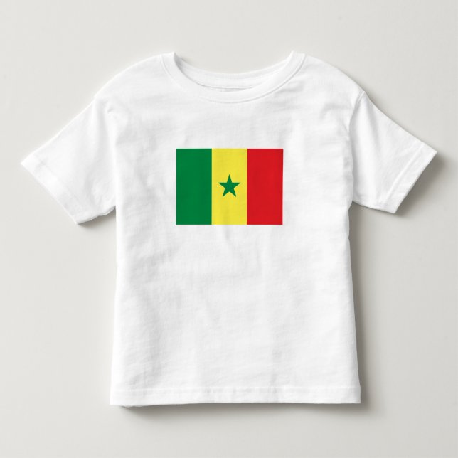 Camiseta Bandeira do Senegal (Frente)