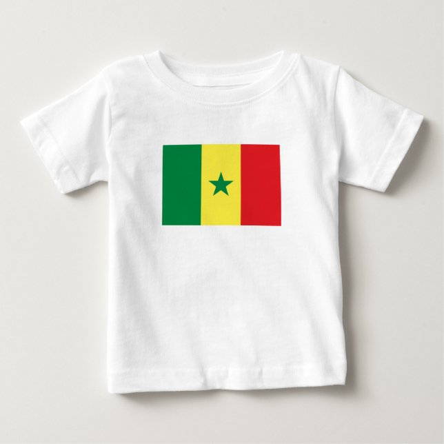 Camiseta Bandeira do Senegal (Frente)