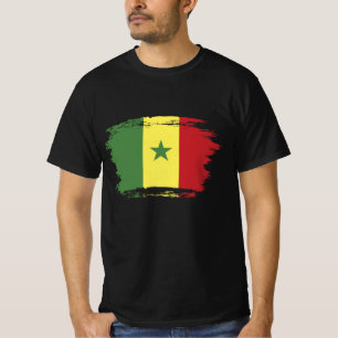 Camiseta Bandeira do Senegal