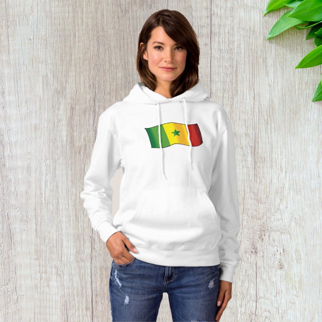 Camiseta Bandeira do Senegal Orgulho Senegalês Verde Amarel (Criador carregado)